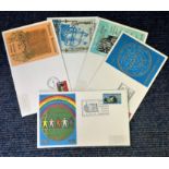 FDC collection five interesting covers includes World International L Cooperative Alliance 1895-