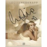 Louise Redknapp signed 6x4 black and white photo. English singer, songwriter and media