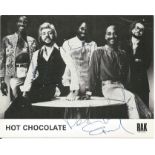 Hot Chocolate signed 6x4 black and white photo. Good Condition. All autographs are genuine hand