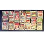 Card Collection 41 items Flags of the world on reverse interesting facts and information on the