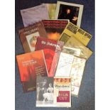 Classical Music and Opera collection 12 programmes various productions and Theatres two signed