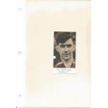 Football Jim Adamson signed 4x2 black and white newspaper photo. Sport autograph. Good condition
