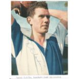 Football Ronnie Clayton signed 8x6 colour newspaper photo. Blackburn and England player. Sport