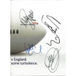 Rugby 2003 World Cup final programme signed by Matt Dawson, Clive Woodward, Mike Tindall, Will