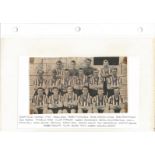 Football Sheffield Utd 1957 signed black and white newspaper photo attached to album page. Signed by