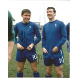 Football Bobby Tambling signed 10x8 colour photo pictured in Chelsea kit. Sport autograph. Good