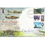 Douglas Bader DFC DSO signed 1965 Battle of Britain 25th anniv FDC. Famous WW2 RAF Battle of Britain