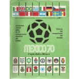 Football Mexico 70 Offical 208 page souvenir program green Mexican version very rare. Good