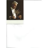 Herbert von Karajan signed 6 x 4 colour photo. He was principal conductor of the Berlin Philharmonic