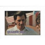 Graham Hill signed colour photo. Mounted to approx size 14x11. Dedicated. Good Condition. All