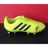 Football Memphis Depay signed Adidas football boot. Good Condition. All autographs are genuine