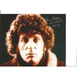 Dr Who IV Tom Baker signed 10 x 8 colour photo. Good Condition. All autographs are genuine hand
