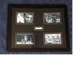 Boxing Muhammad Ali 18x22 mounted and framed signature piece includes 4 fantastic b/w photos of