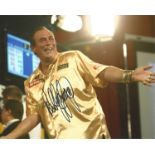 Bobby George Signed Darts 8x10 Photo. Good Condition Est.