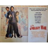 The January Man 30x40 movie poster from the 1989 comedy-thriller film, directed by Pat O'Connor from