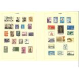 Turkey and Philippines stamp collection on 11 loose album pages. Good condition Est.