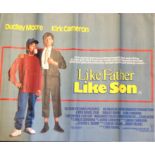 Like Father Like Son 30x40 movie poster from the 1987 movie starring Dudley Moore. Grade B