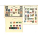 Netherlands stamp collection on 18 loose album pages. Good condition Est.