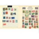 BCW stamp collection on 31 loose album pages. Includes Australia, Canada, GB, India, New Zealand,