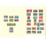 USA stamp collection on 26 loose album pages. Good condition Est.