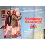 Running Scared 30x40 approx rolled movie poster from the 1986 action-comedy film directed by Peter