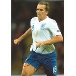 Kevin Davies Signed England 8x12 Photo. Good Condition Est.