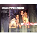 No Mercy 30x40 approx rolled movie poster from the 1986 film starring Richard Gere and Kim