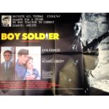 Boy Soldier 30x40 approx movie poster from 1987 feature film starring Richard Lynch, Simon Coady,