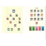 German stamp collection over 24 loose album pages. Good condition Est.