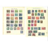 Czechoslovakia stamp collection on 16 loose album pages. Good condition Est.