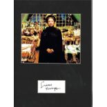 Emma Thompson 16x12 mounted signature piece c/w Nanny McPhee colour photo, signed album page both