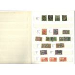 India stamp collection in large stockbook. Quite a bit of duplication. Good condition Est.