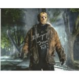 Ken Kirzinger Freddy vs Jason hand signed 10x8 photo. This beautiful hand-signed photo depicts Ken