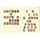 Scandinavian stamp collection on 27 loose album pages. Good condition Est.
