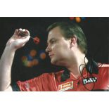 John Part Signed Darts 8x12 Photo. Good Condition Est.