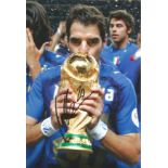 Simone Perrotta Signed Italy World Cup 8x12 Photo. Good Condition Est.