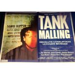 Tank Malling 30x40 approx rolled movie poster from the 1989 British thriller film directed by