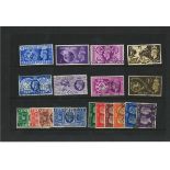 Assorted GB stamp collection. Includes 1948 GB Olympic games(mint),Universal postal union 1949(