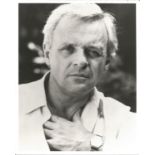 Anthony Hopkins UNSIGNED 10x8 black and white press release photo. Good condition Est.