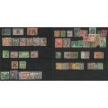 BCW stamp collection on 3 stockcards. Includes Newfoundland, Rhodesia and Cyprus. Good condition