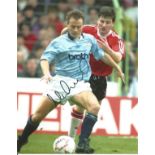 Mark Ward Signed Manchester City 8x10 Photo. Good Condition Est.