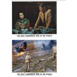 The Most Dangerous Man in the World set of eight colour lobby cards from the 1969 spy film