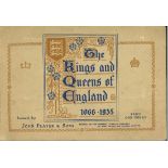 Kings and Queens cigarette card album collection 1935 from John Player and Sons. 50 cards. Catalogue