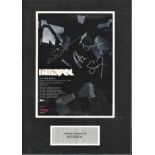 Interpol 17x12 mounted Album Tour flyer signed by the four original band members. Interpol is an