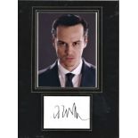 Andrew Scott 16x12 mounted signature piece c/w colour photo and signed album page pictured from