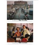 The Games set of eight lobby cards from the 1970 British Sports Drama directed by Michael Winner