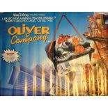 Oliver and Company 30x40 approx rolled movie poster from 1988 American animated musical film