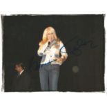 Bonnie Tyler signed 10x8 colour photo. Good condition Est.
