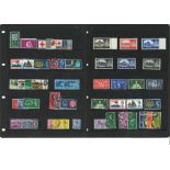 GB stamp collection on stock card. Mint and used. Mainly QEII 1953/1964. Some postage dues.