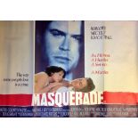 Masquerade 30x40 approx rolled movie poster 1988 American romance mystery thriller film directed